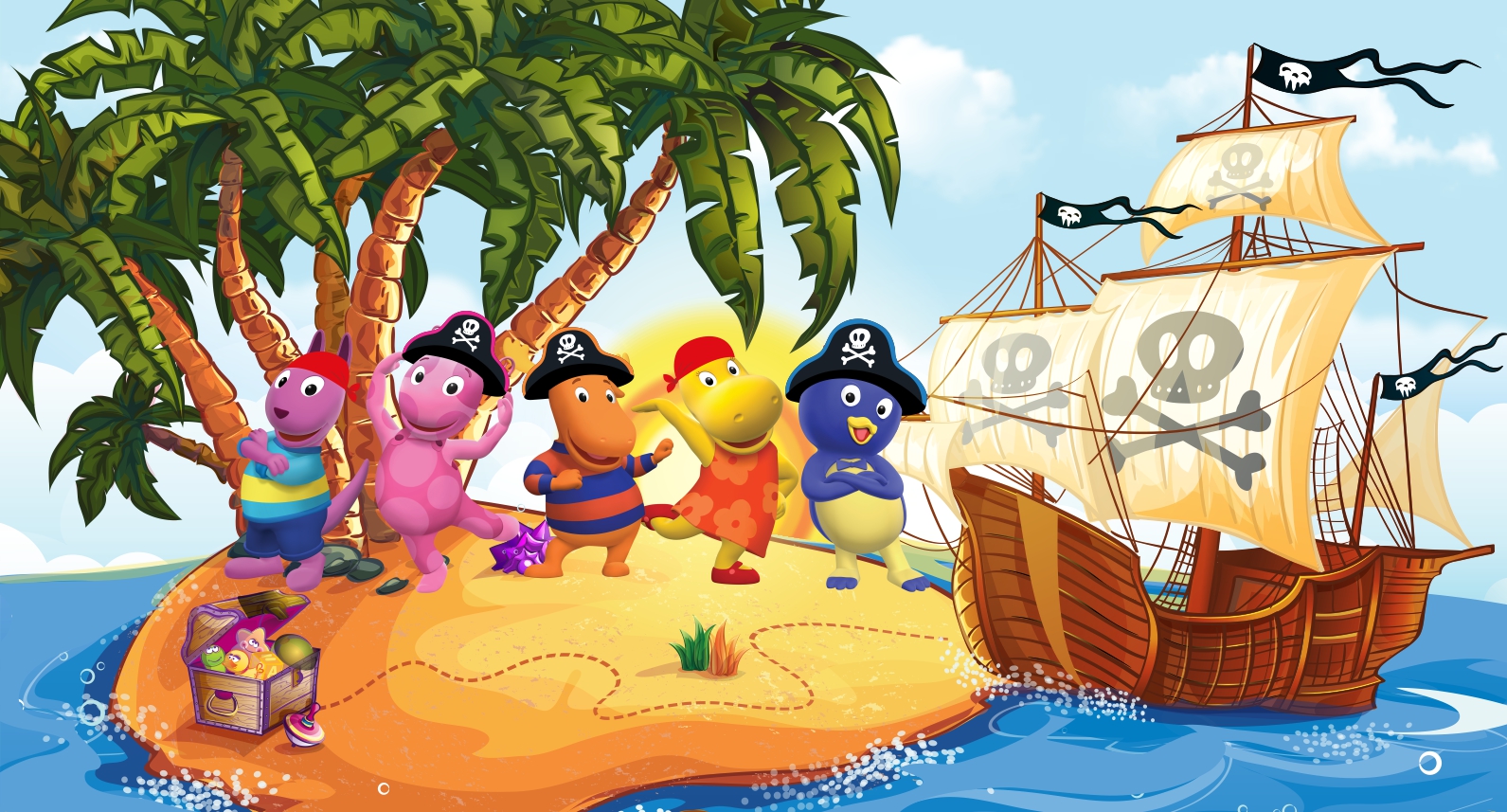 Capa do tema Backyardigans — Gustavo Faggiani Design