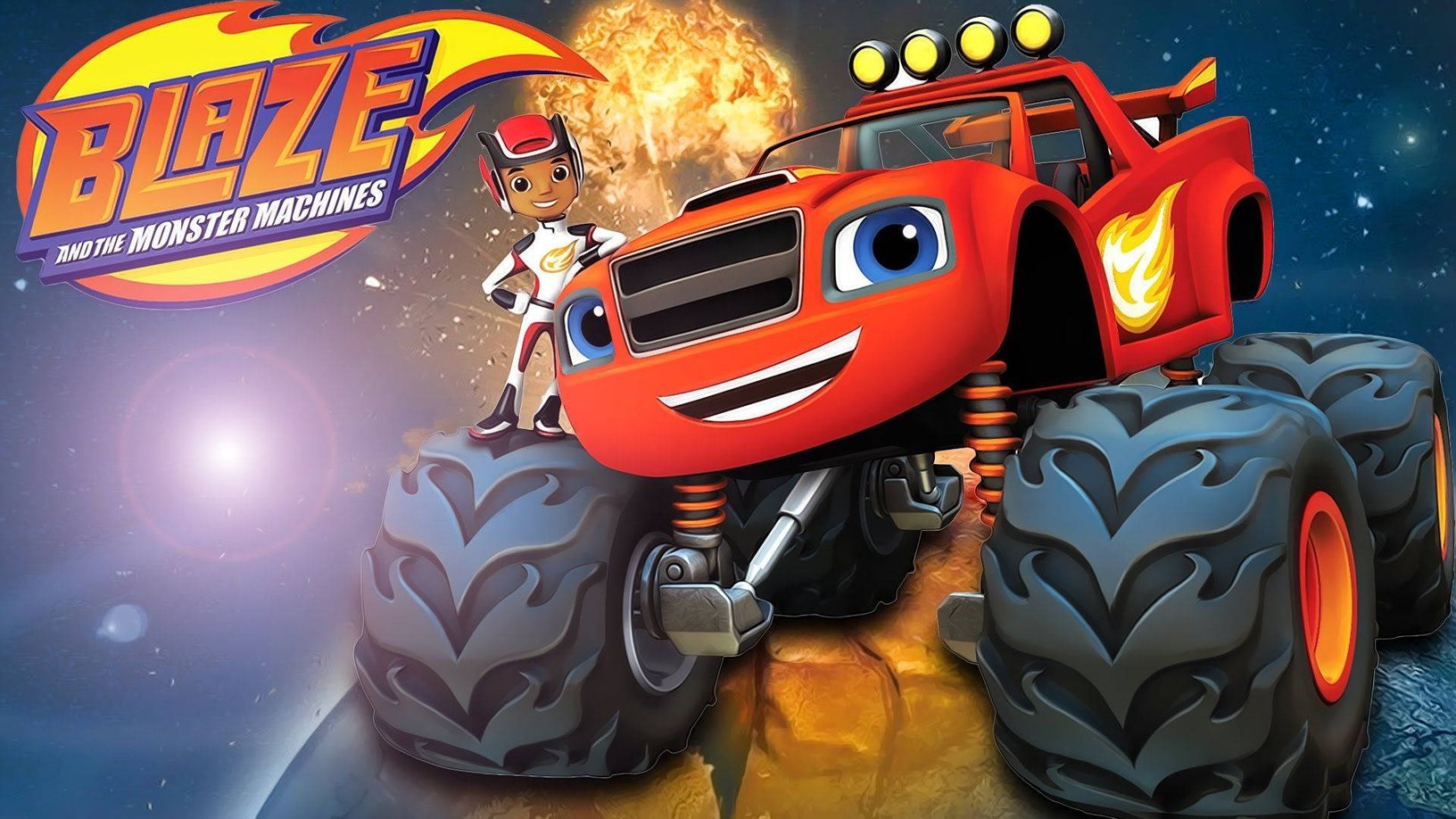 Capa do tema Blaze Monster Machines — Gustavo Faggiani Design