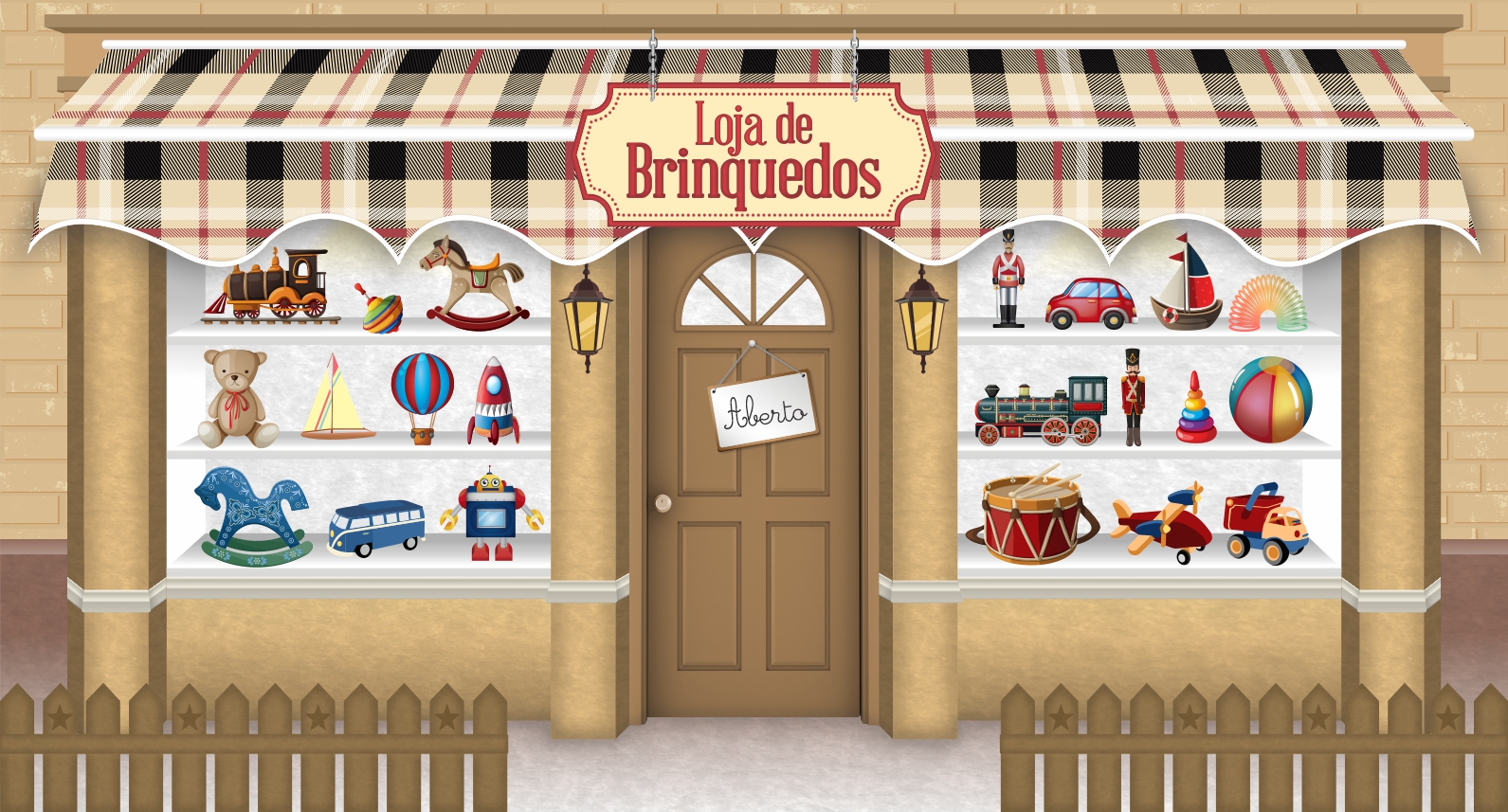Capa do tema Brinquedos Burberry — Gustavo Faggiani Design
