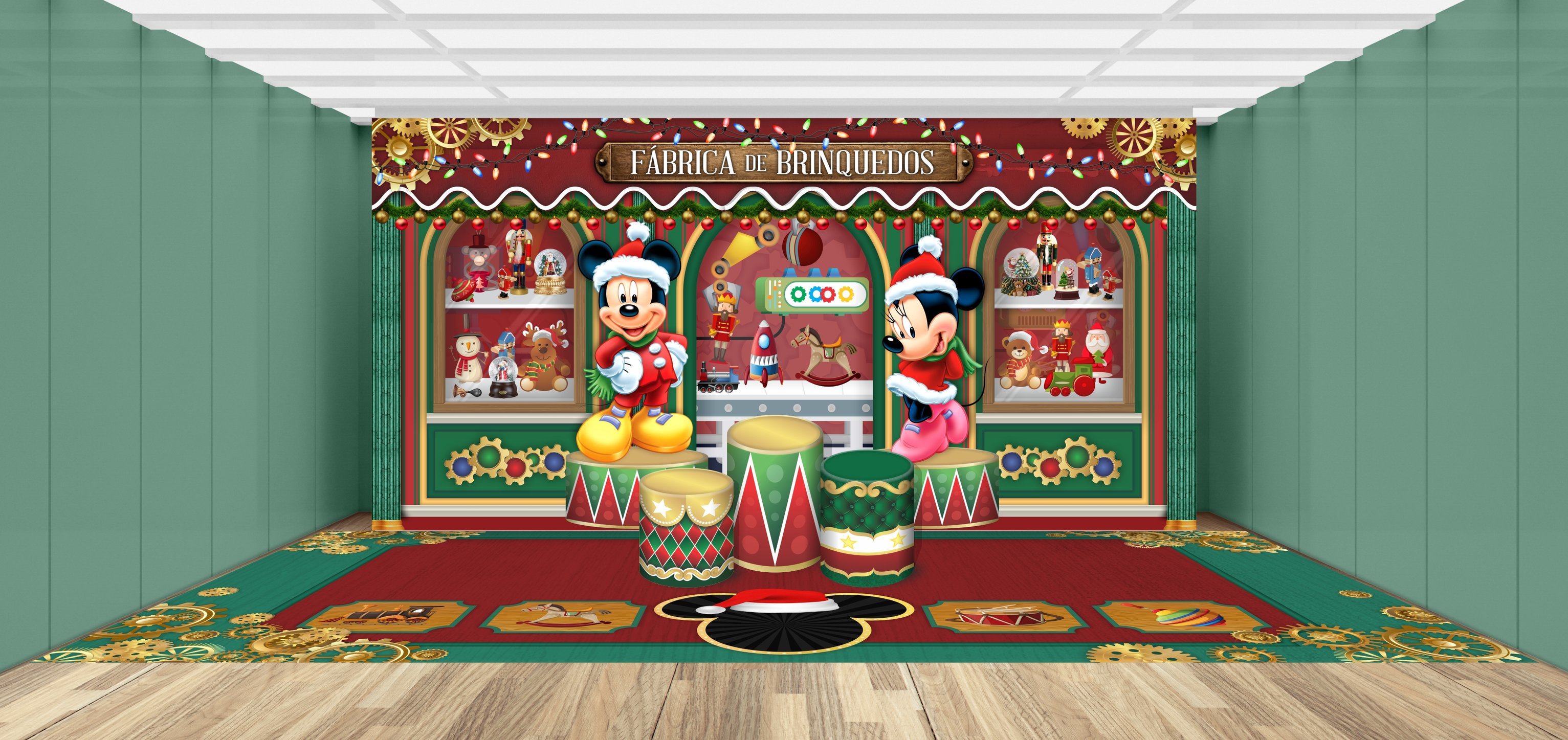 Brinquedos — Fpabrica de Brinquedos de Natal do Mickey 2.jpg