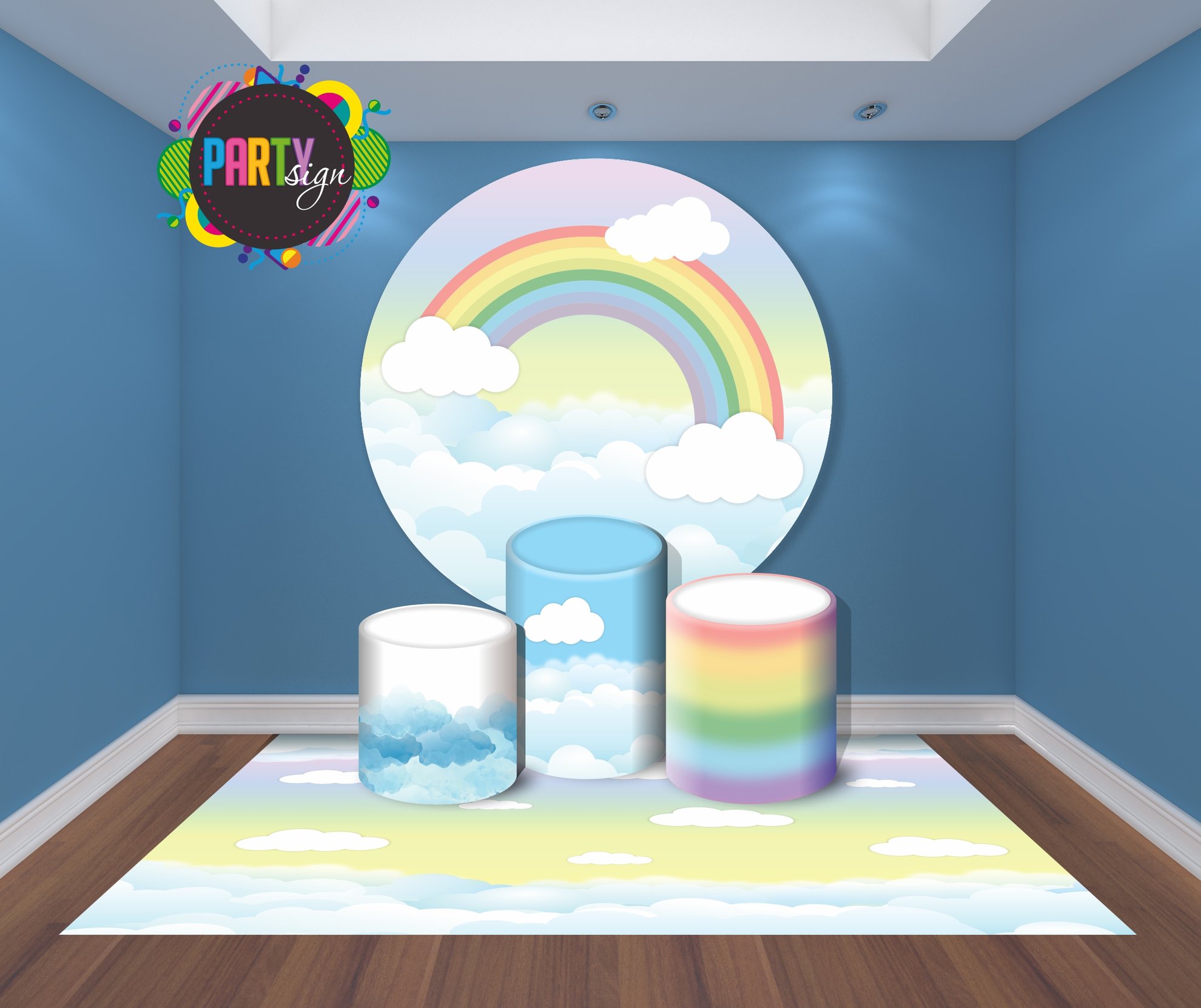 Céu Nuvens e Arco Íris — Projeto Arco íris.jpg