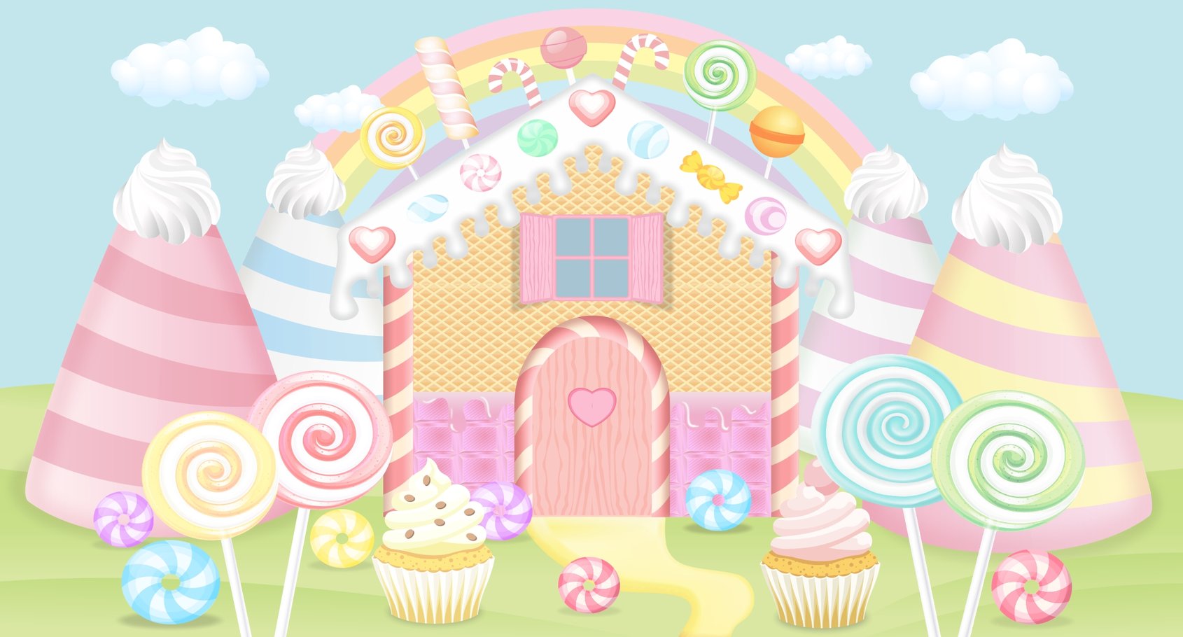 Capa do tema Candyland — Gustavo Faggiani Design