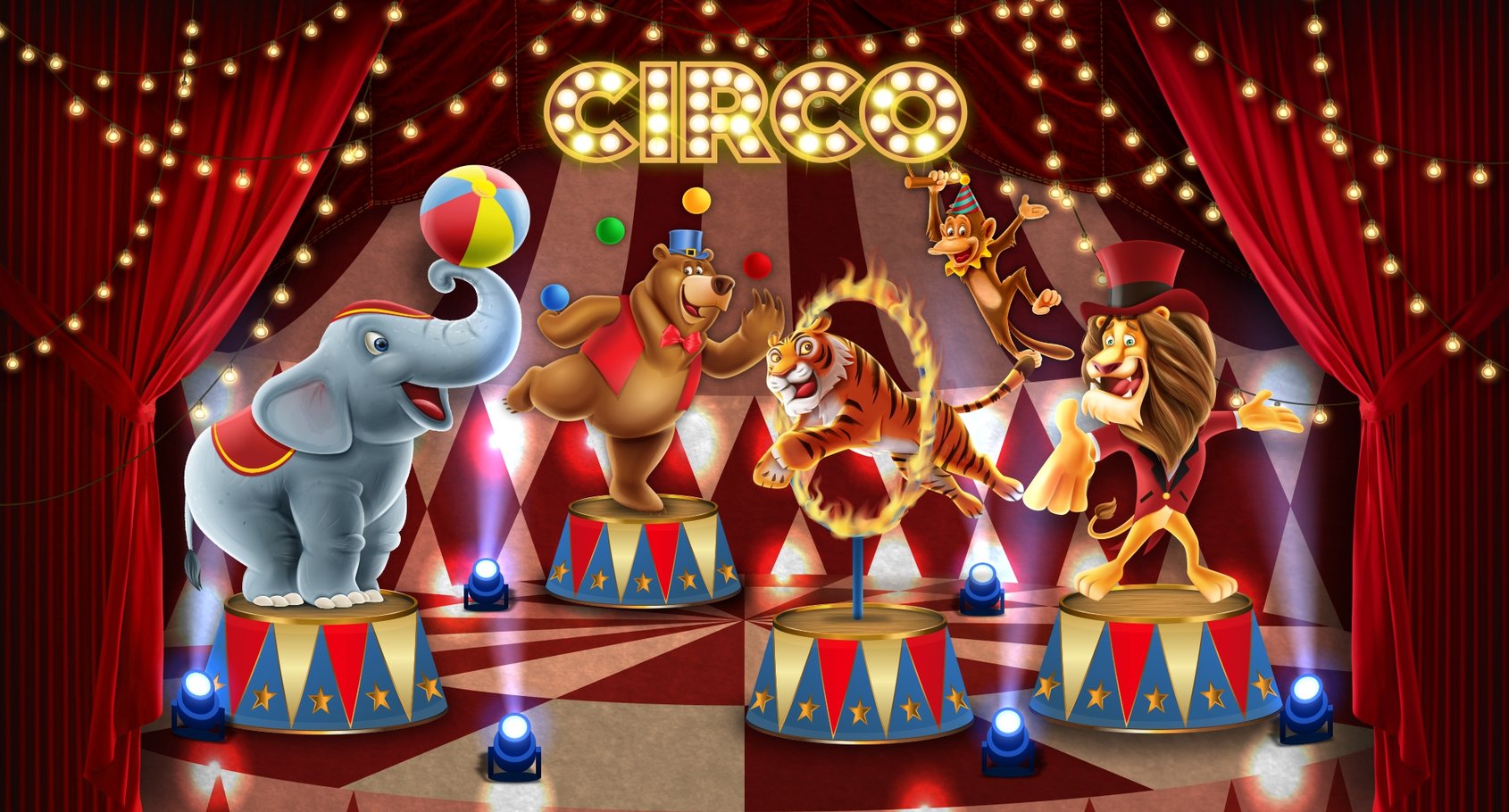 Capa do tema Circo — Gustavo Faggiani Design