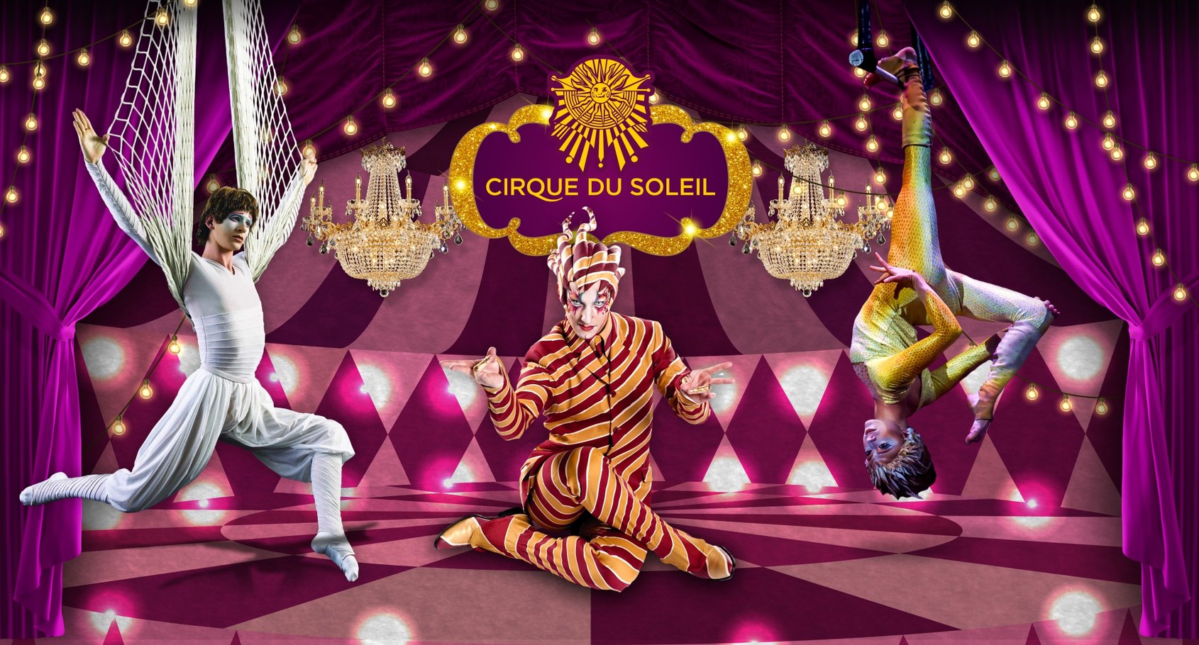 Capa do tema Cirque Du Soleil — Gustavo Faggiani Design