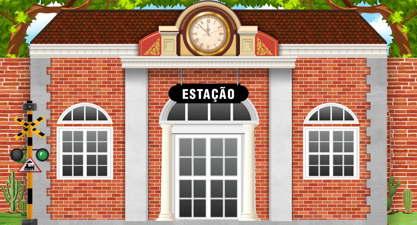 Capa do tema Estação de Trem — Gustavo Faggiani Design