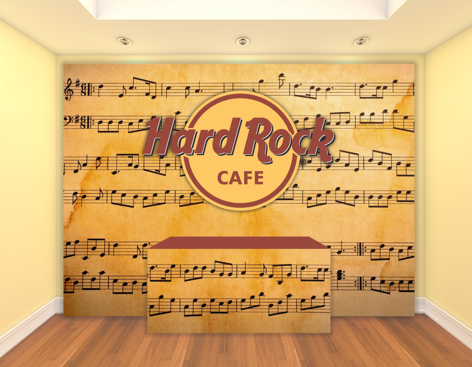 Capa do tema Hard Rock — Gustavo Faggiani Design