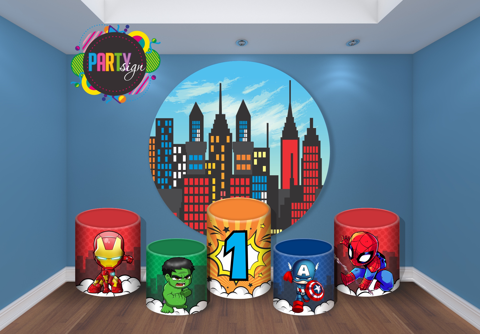 Capa do tema Herois Baby — Gustavo Faggiani Design