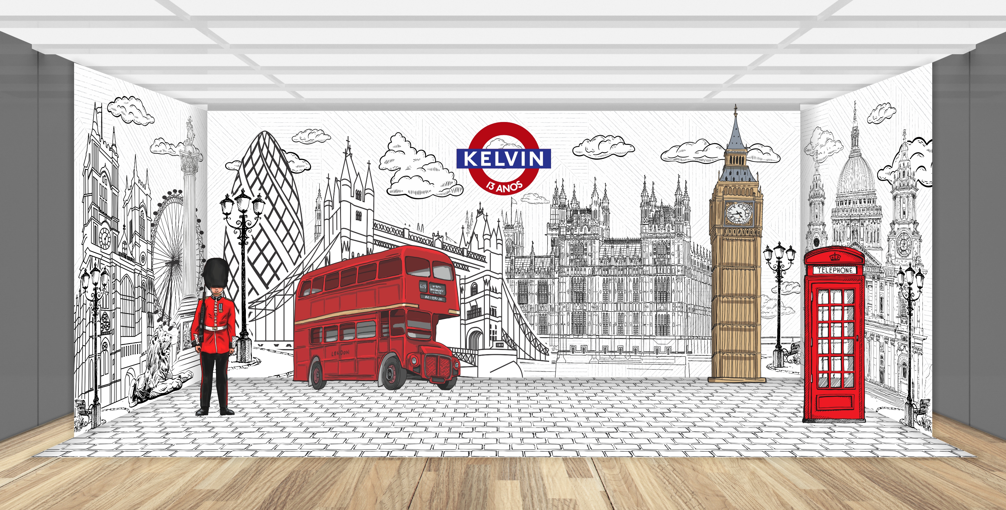 Capa do tema Londres — Gustavo Faggiani Design