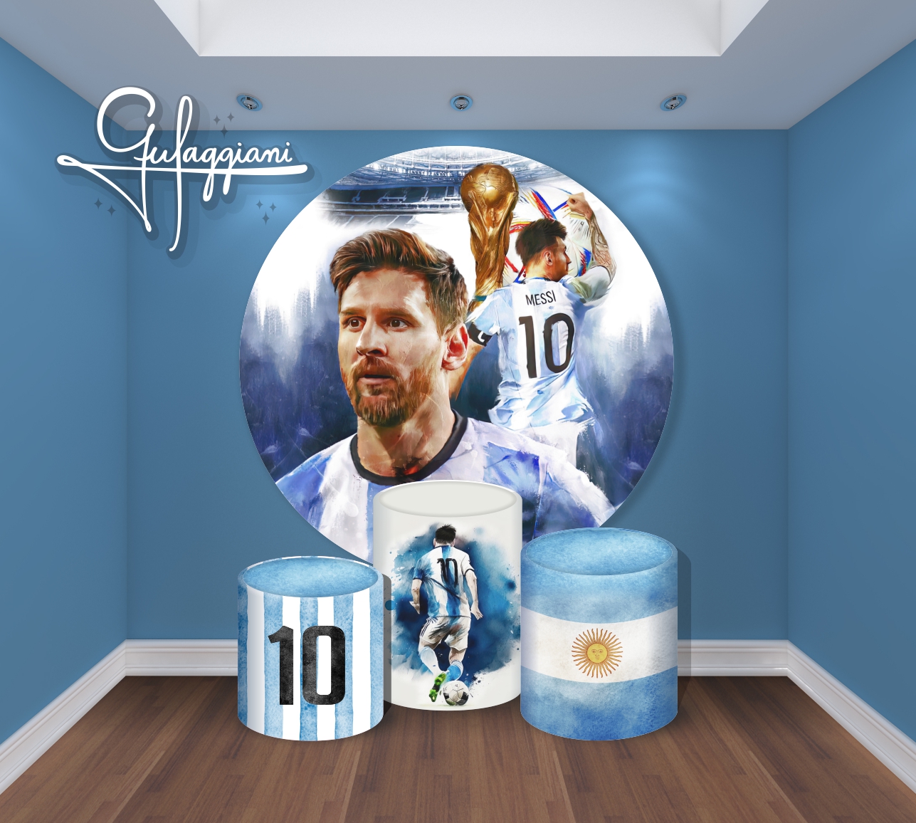 Capa do tema Messi — Gustavo Faggiani Design