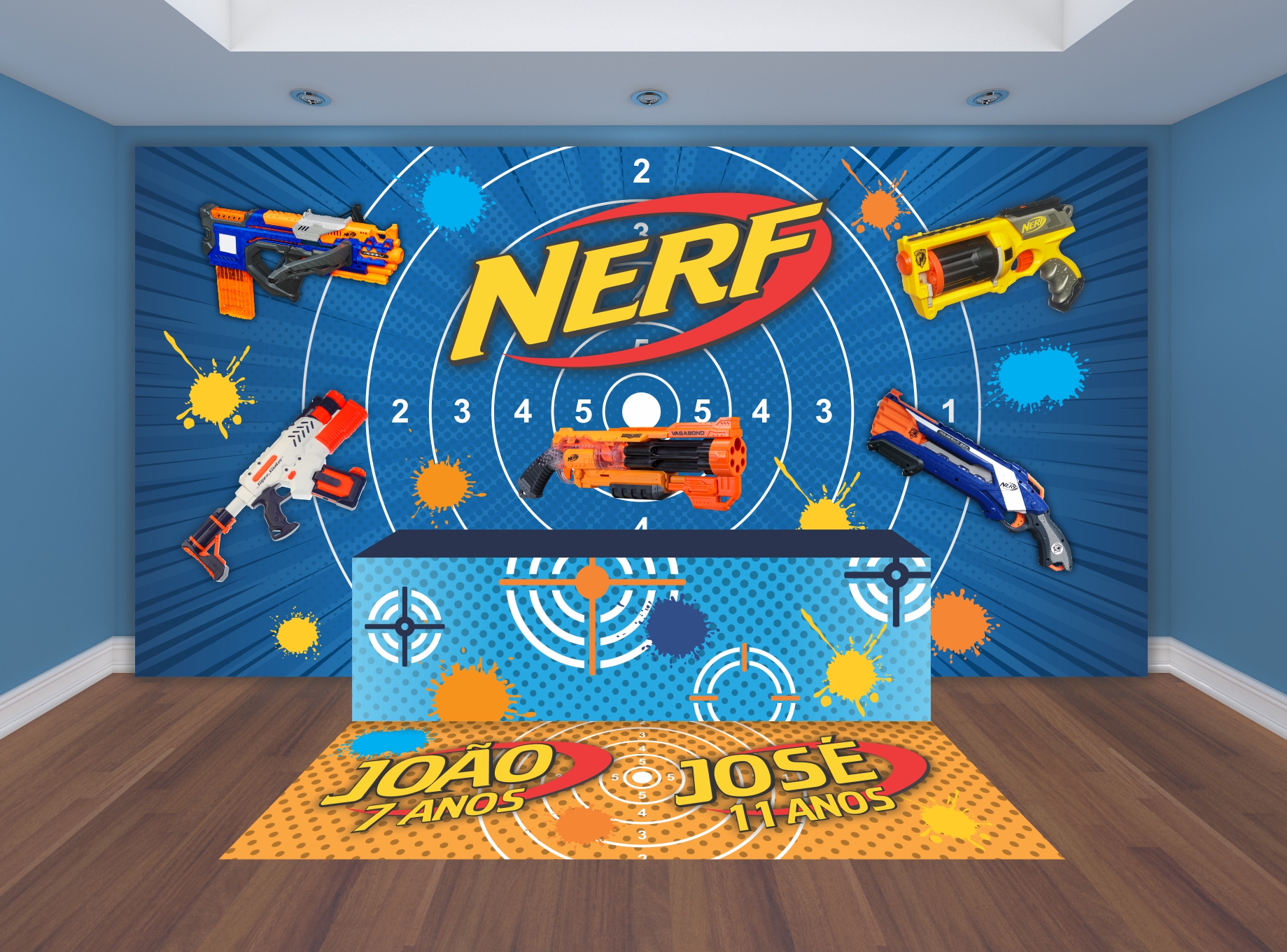 Capa do tema Nerf — Gustavo Faggiani Design