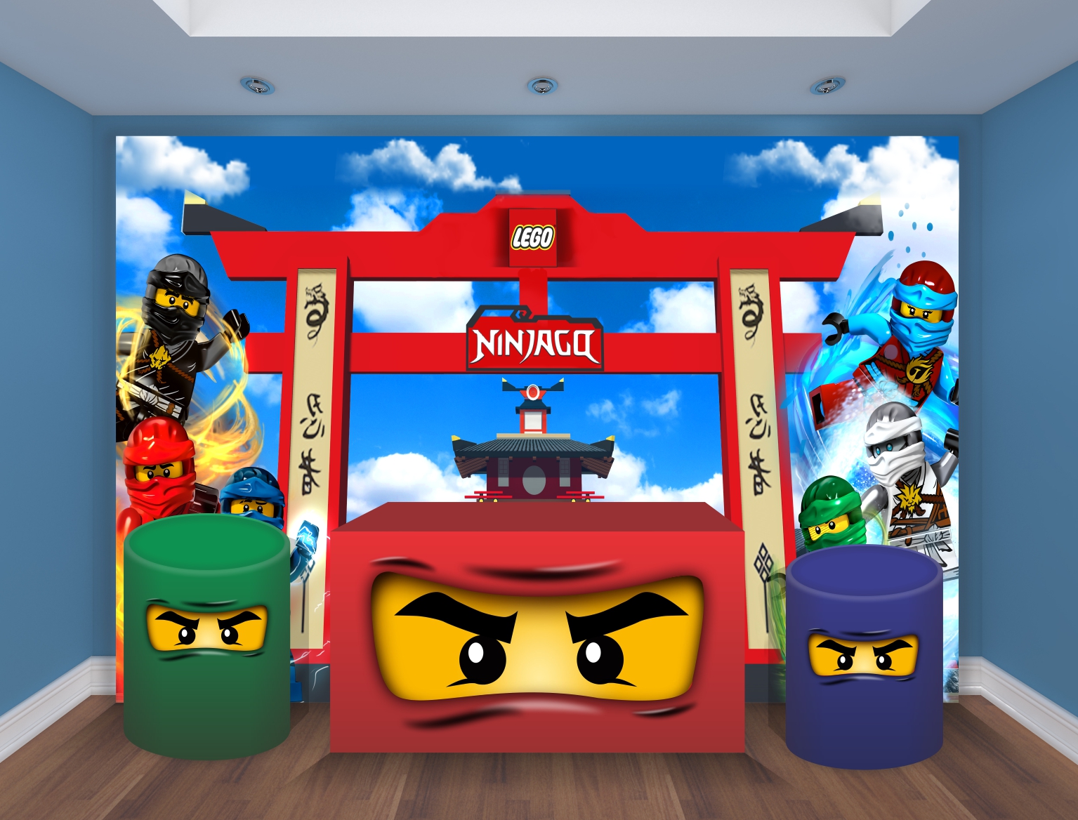 Capa do tema Ninjago — Gustavo Faggiani Design