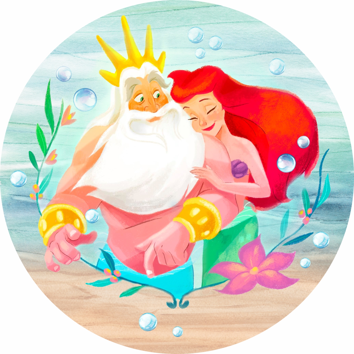 Pequena Sereia — Painel Pequena Sereia Redondo.jpg