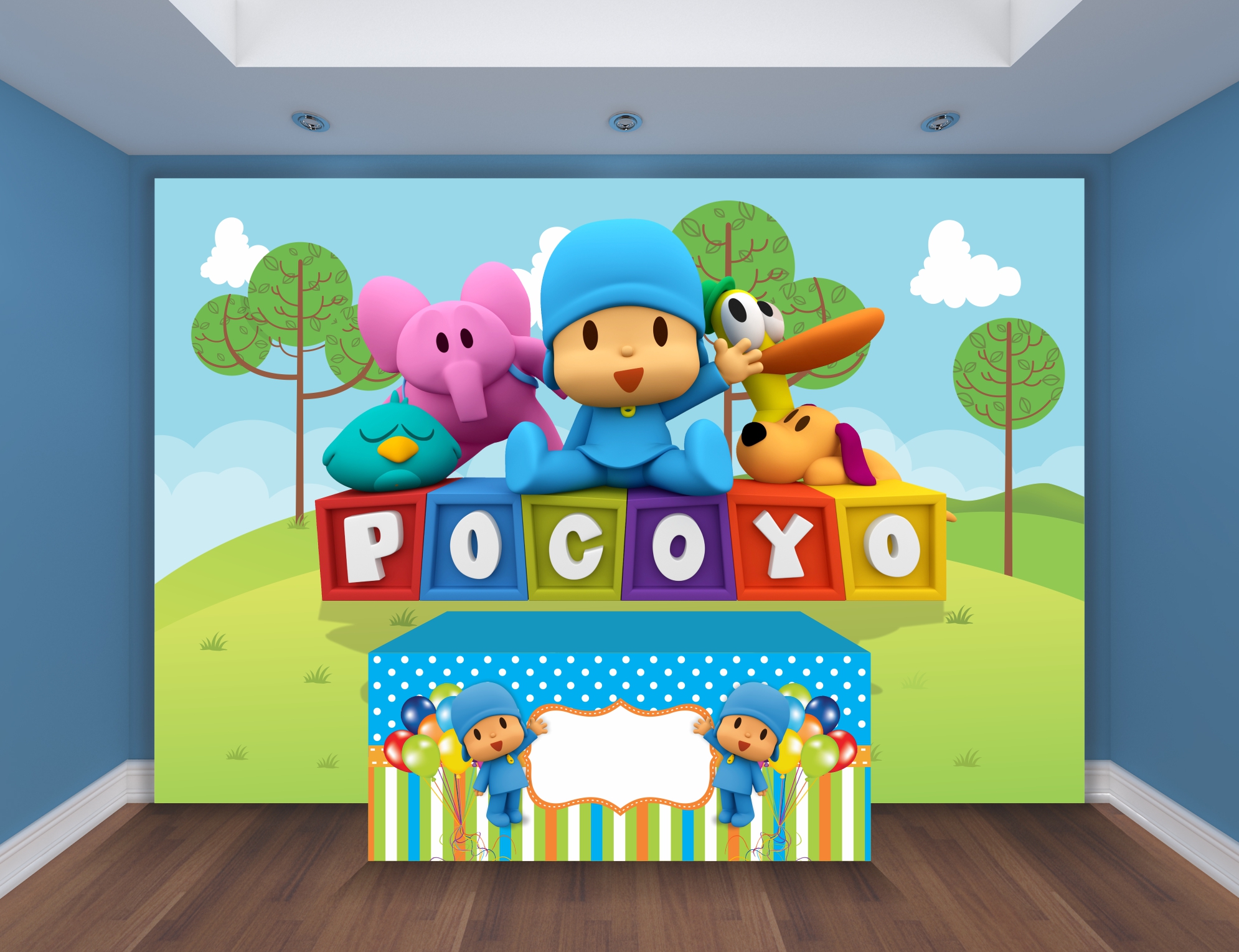Capa do tema Pocoyo — Gustavo Faggiani Design