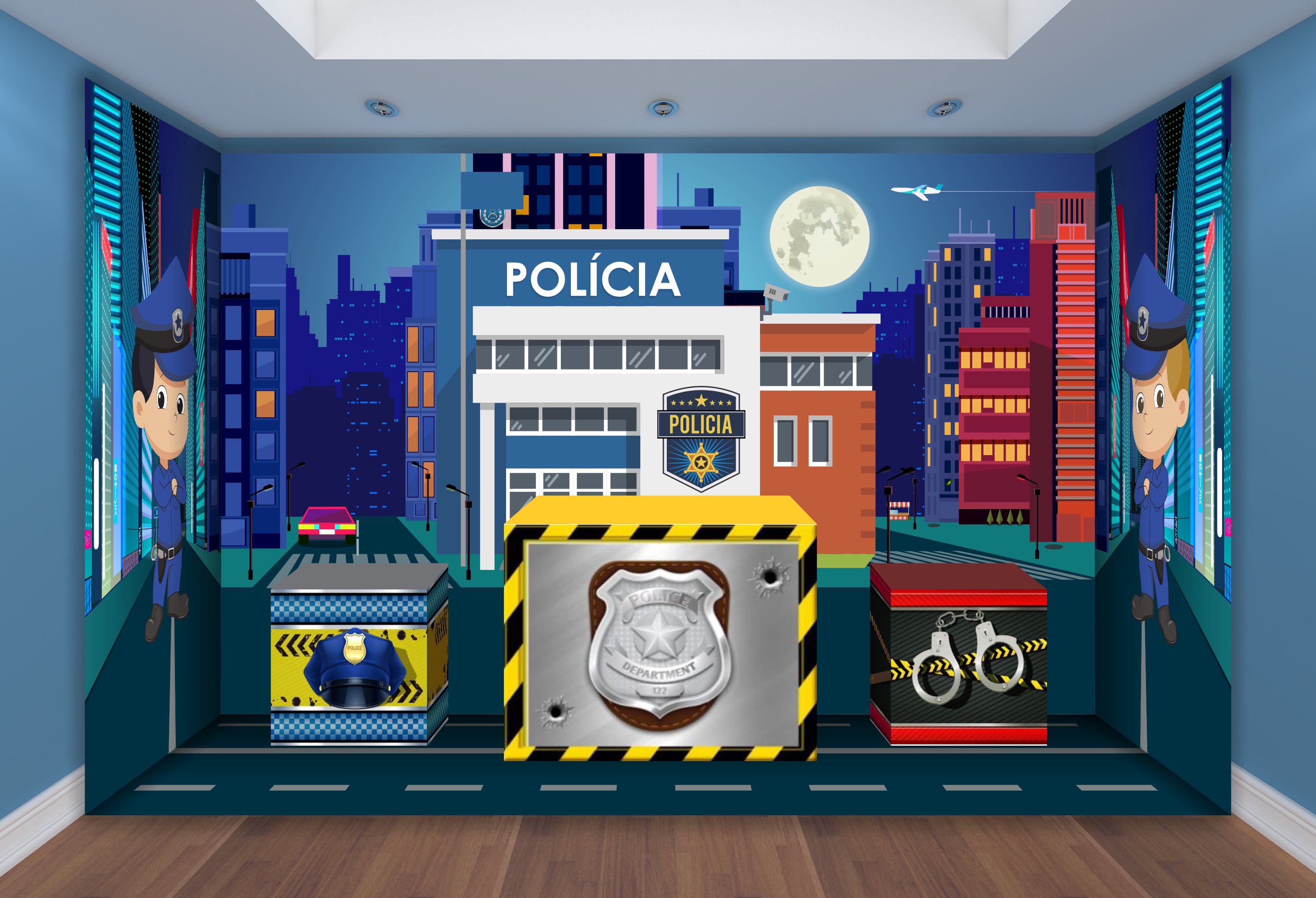 Capa do tema Polícia — Gustavo Faggiani Design