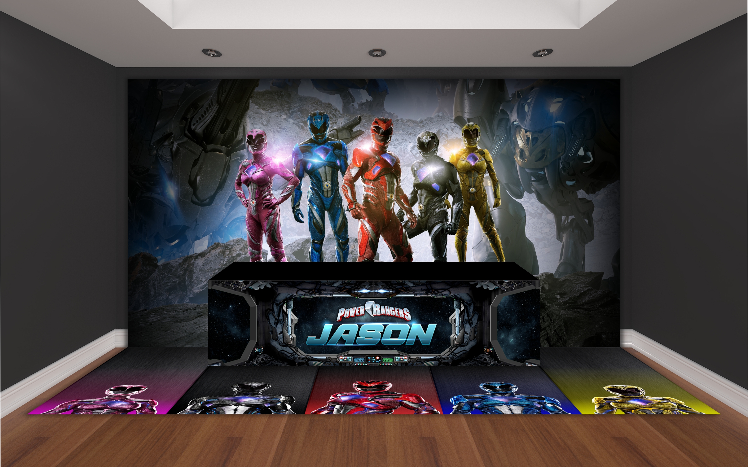 Capa do tema Power Rangers — Gustavo Faggiani Design