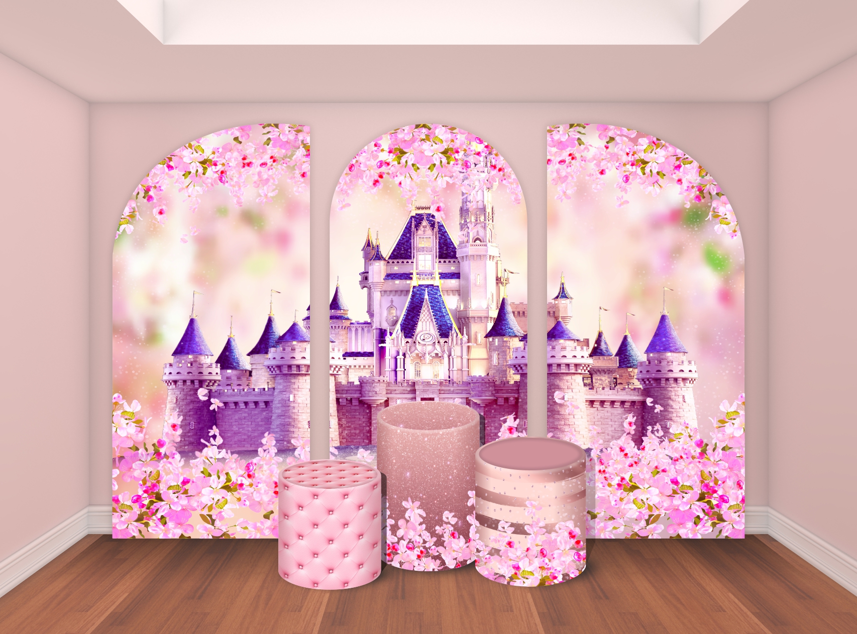 Princesas Disney — Projeto Castelo Disney Rosa.jpg