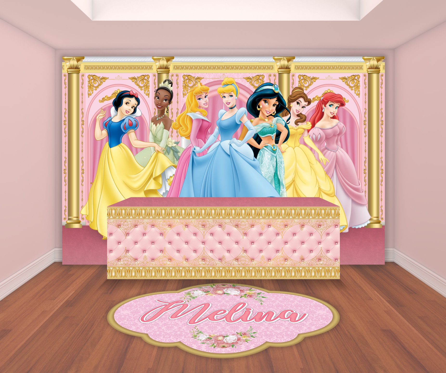Capa do tema Princesas Disney — Gustavo Faggiani Design
