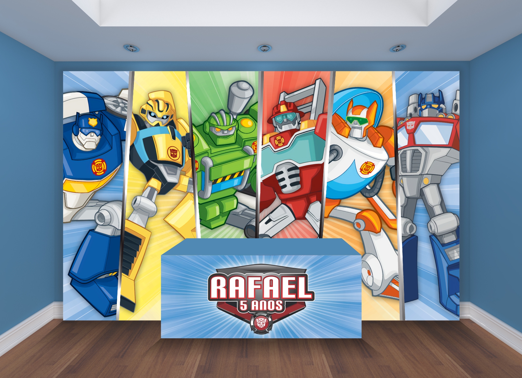 Capa do tema Rescue Bots — Gustavo Faggiani Design