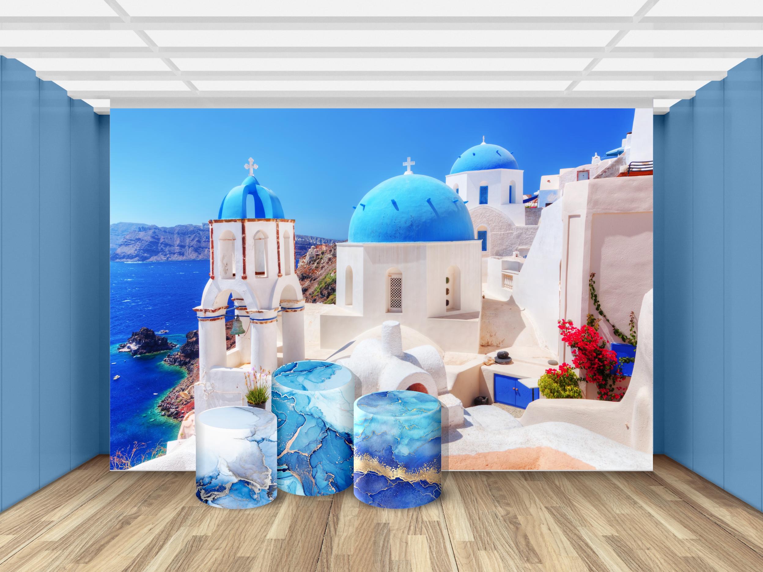 Capa do tema Santorini Grécia — Gustavo Faggiani Design