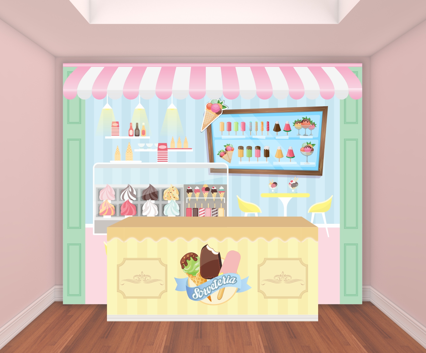 Capa do tema Sorveteria — Gustavo Faggiani Design