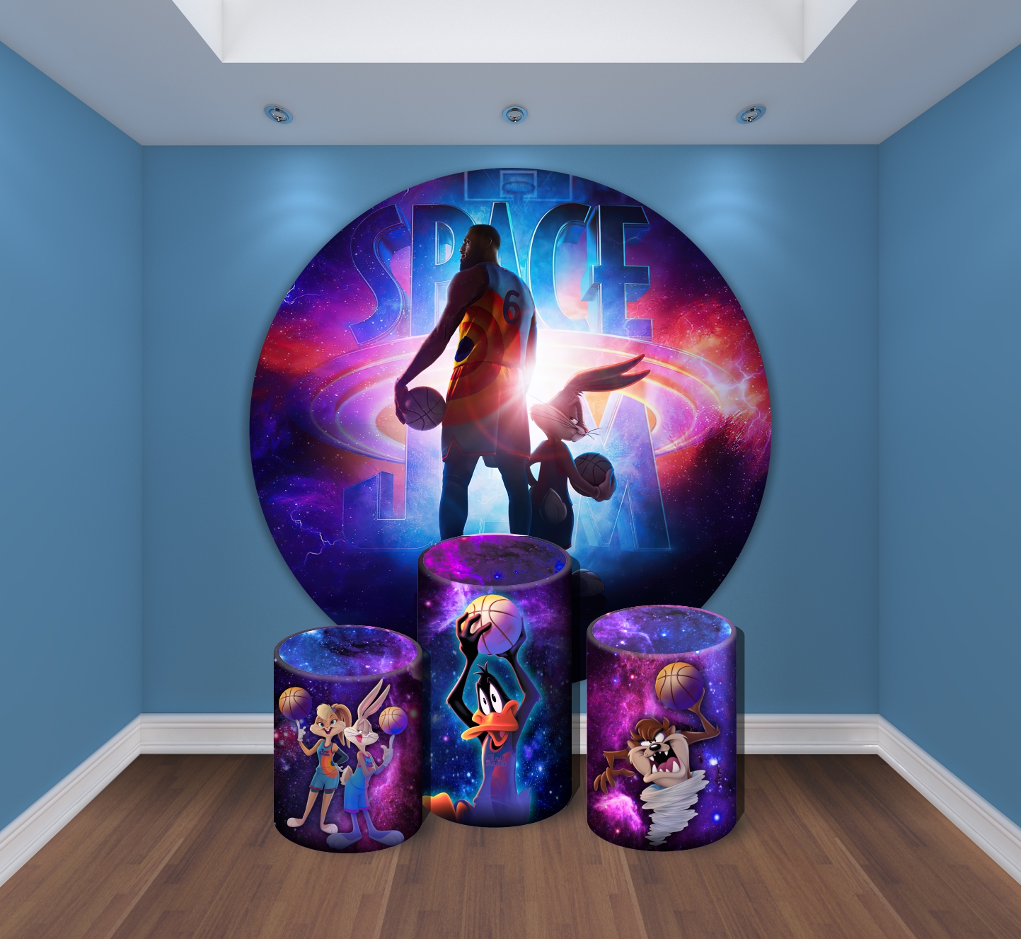 Capa do tema Space Jam — Gustavo Faggiani Design