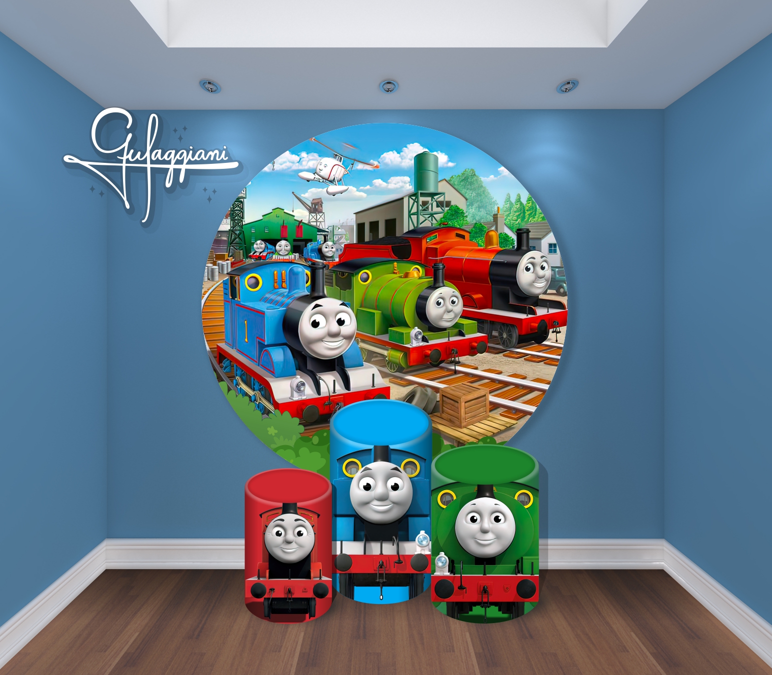 Capa do tema Thomas & Friends — Gustavo Faggiani Design