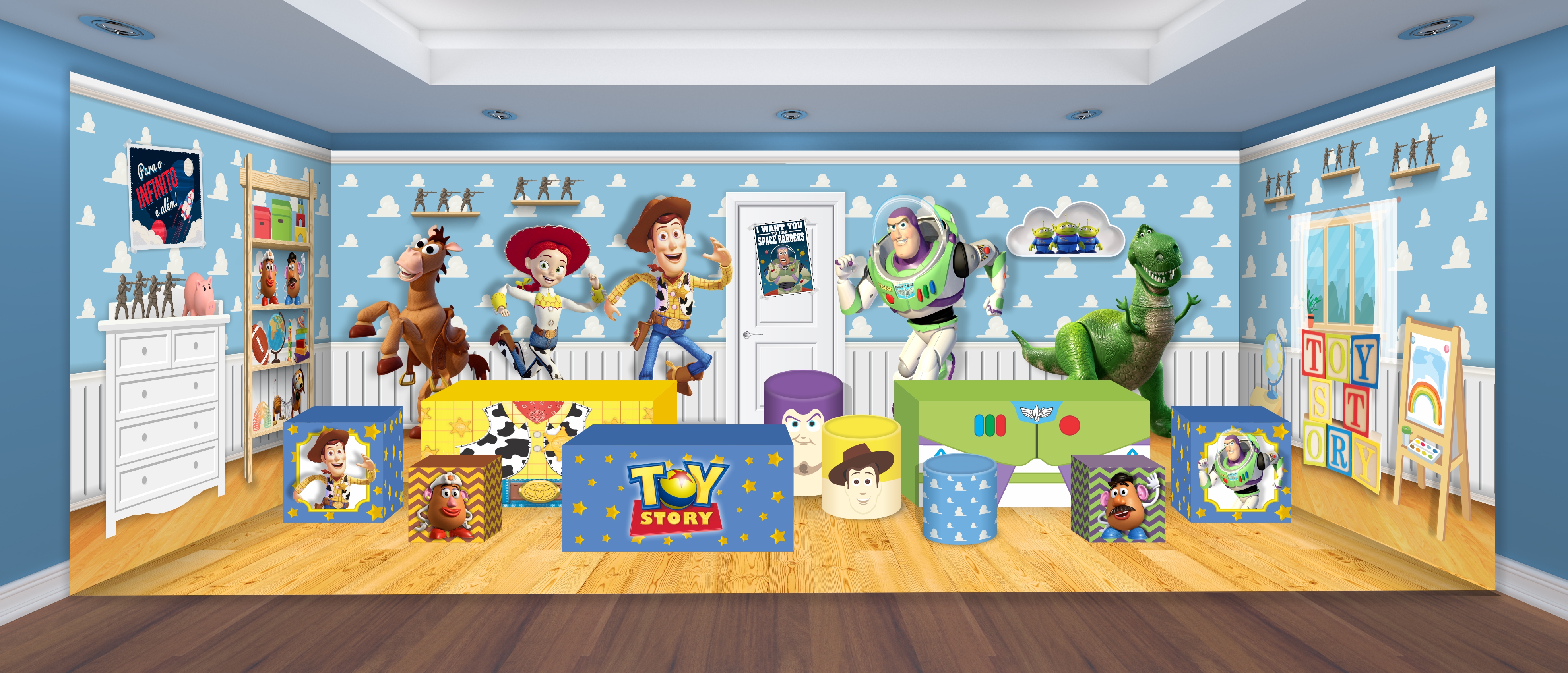 Capa do tema Toy Story — Gustavo Faggiani Design