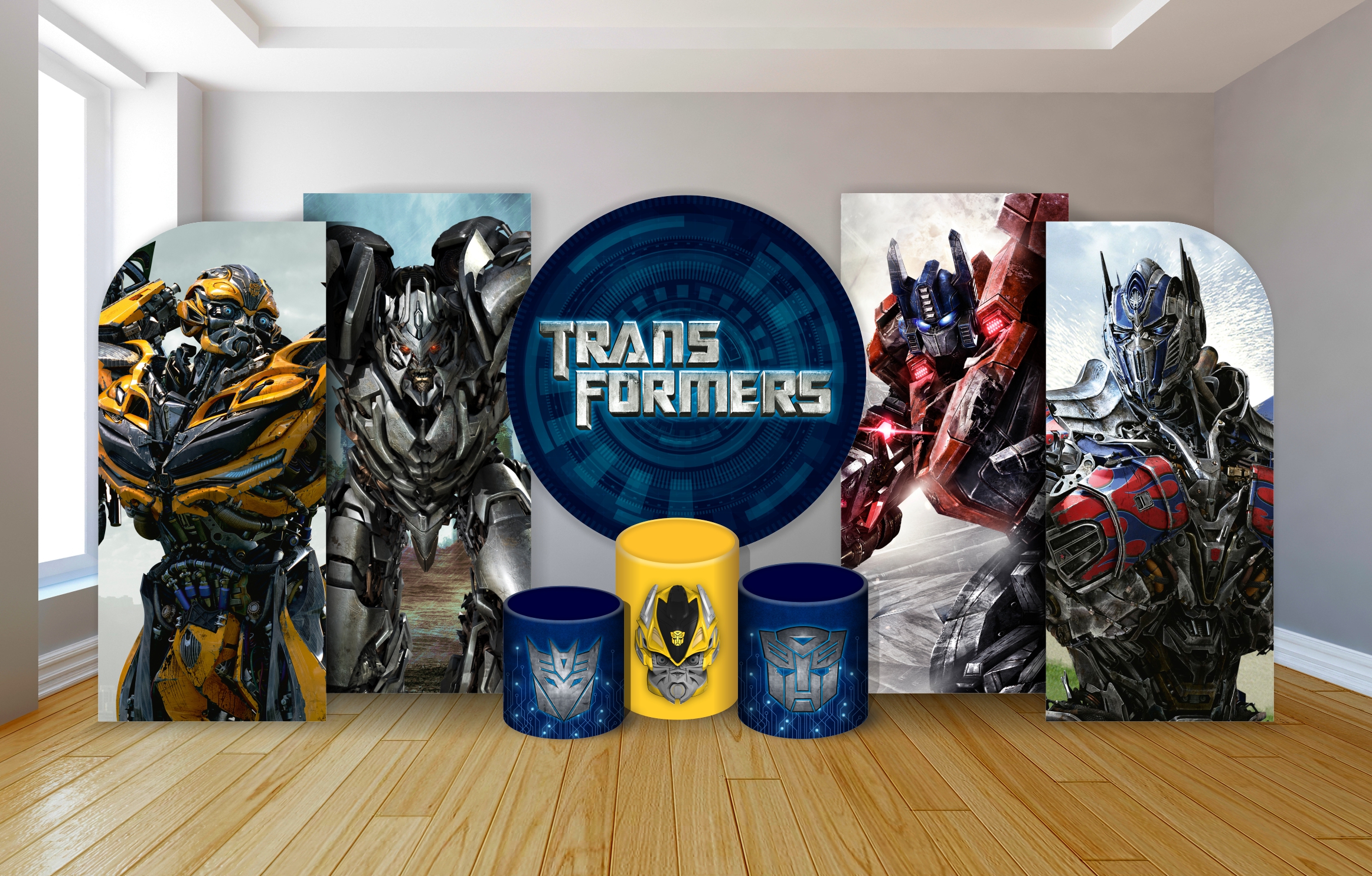 Capa do tema Transformers — Gustavo Faggiani Design