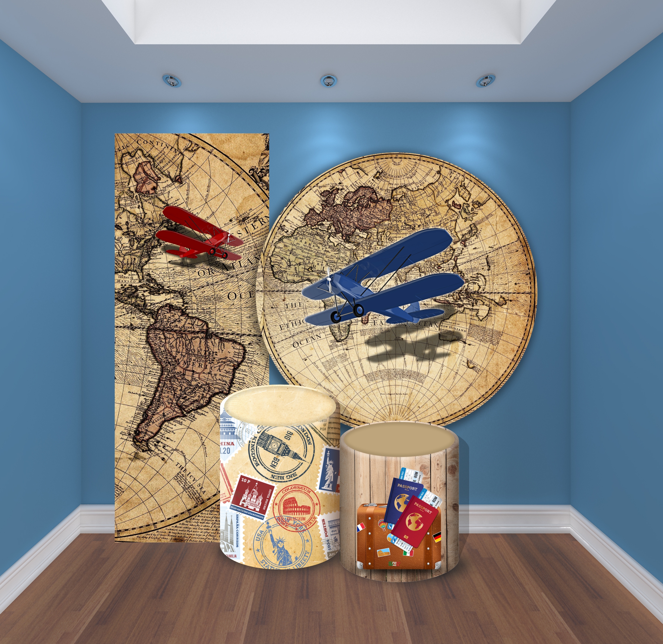 Capa do tema Volta ao Mundo — Gustavo Faggiani Design